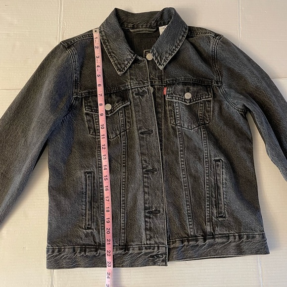 Levi's Original Black Denim Trucker Jacket - Picture 4 of 8